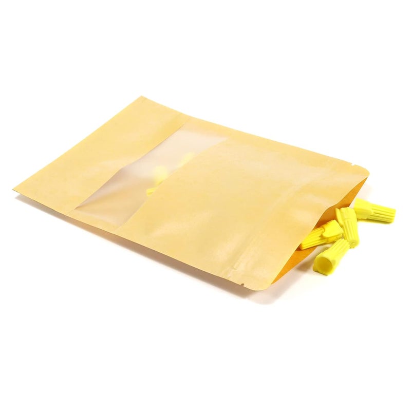 Mamfous 100pcs Winged Wire Nuts Connectors,Yellow 22-10 AWG Easy Twist-on Electrical Screw Wire Caps (P11 Yellow) - Image 5